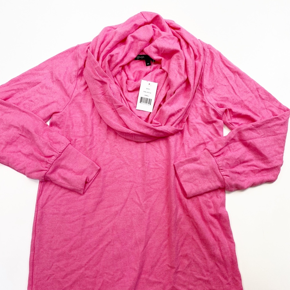 Gibsonlook Cozy Fleece Convertible Neck Sweatshirt - Picture 4 of 9